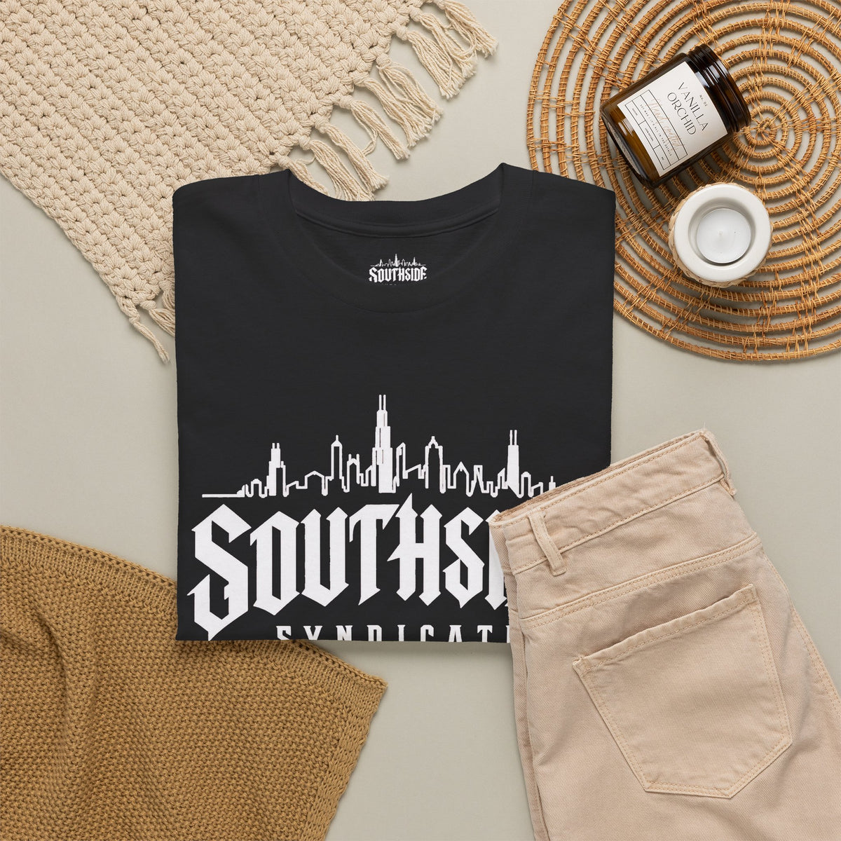 Southside Syndicate Logo Black Unisex Tee
