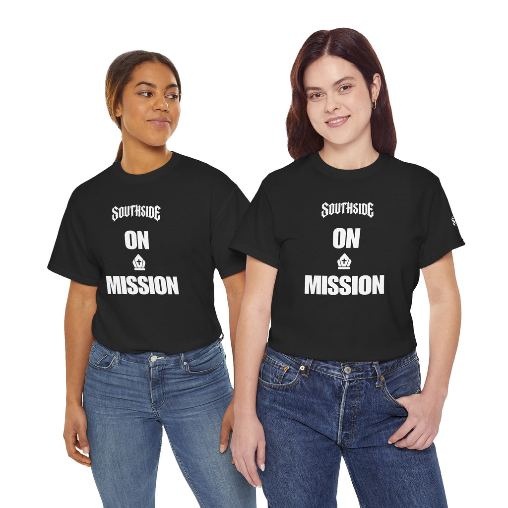 On Mission Black Unisex Tee | Southside Syndicate