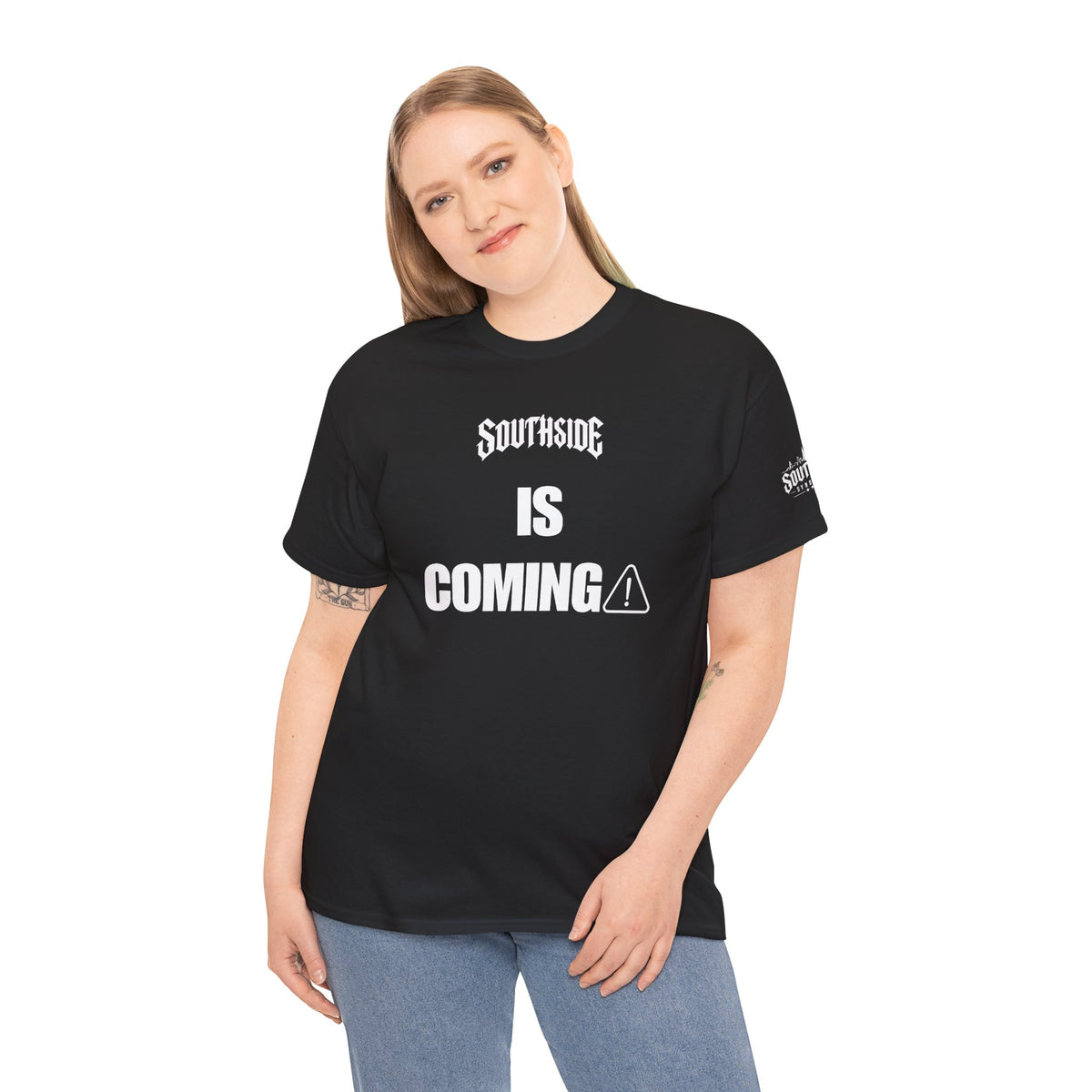 Is Coming Black Unisex Tee | Southside Syndicate