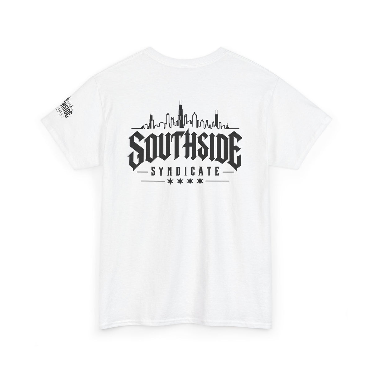 Southside Syndicate Back Logo White Unisex Tee