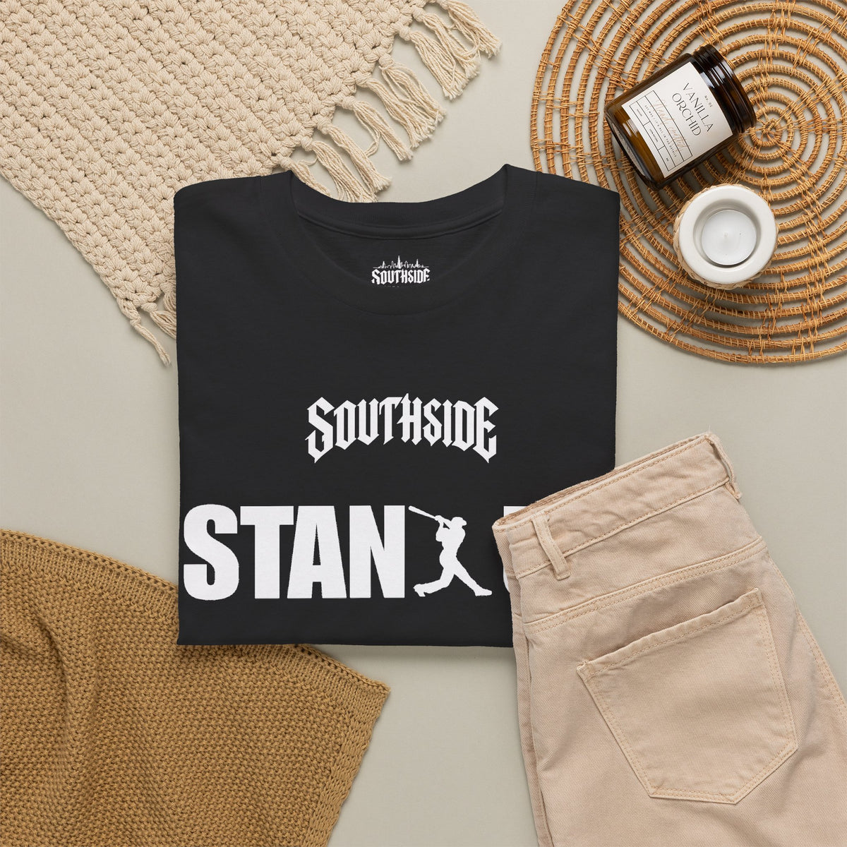 Stand Up Black Unisex Tee | Southside Syndicate