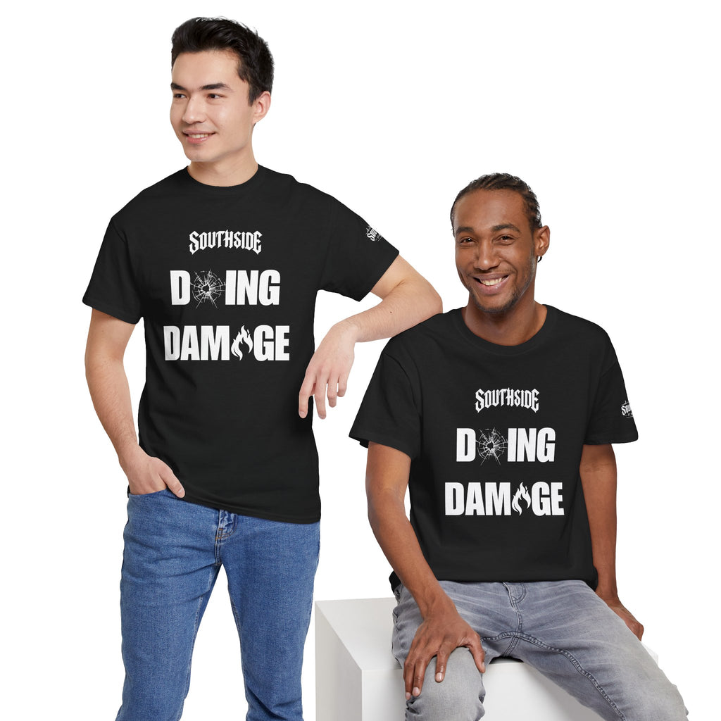 Doing Damage Black Unisex Tee | Southside Syndicate