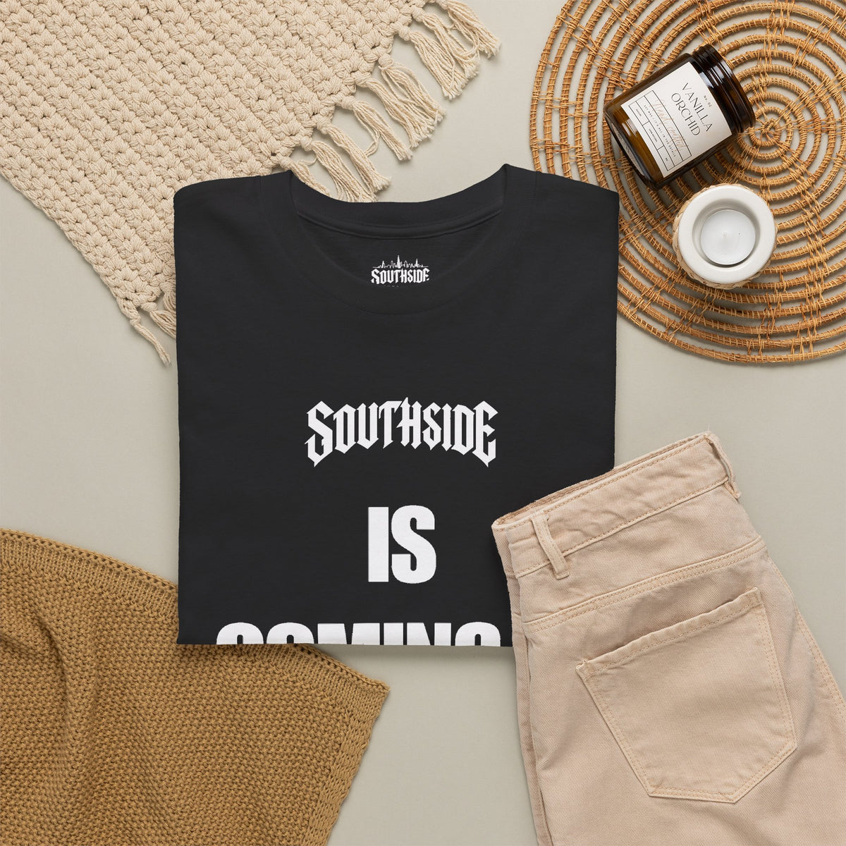 Is Coming Black Unisex Tee | Southside Syndicate