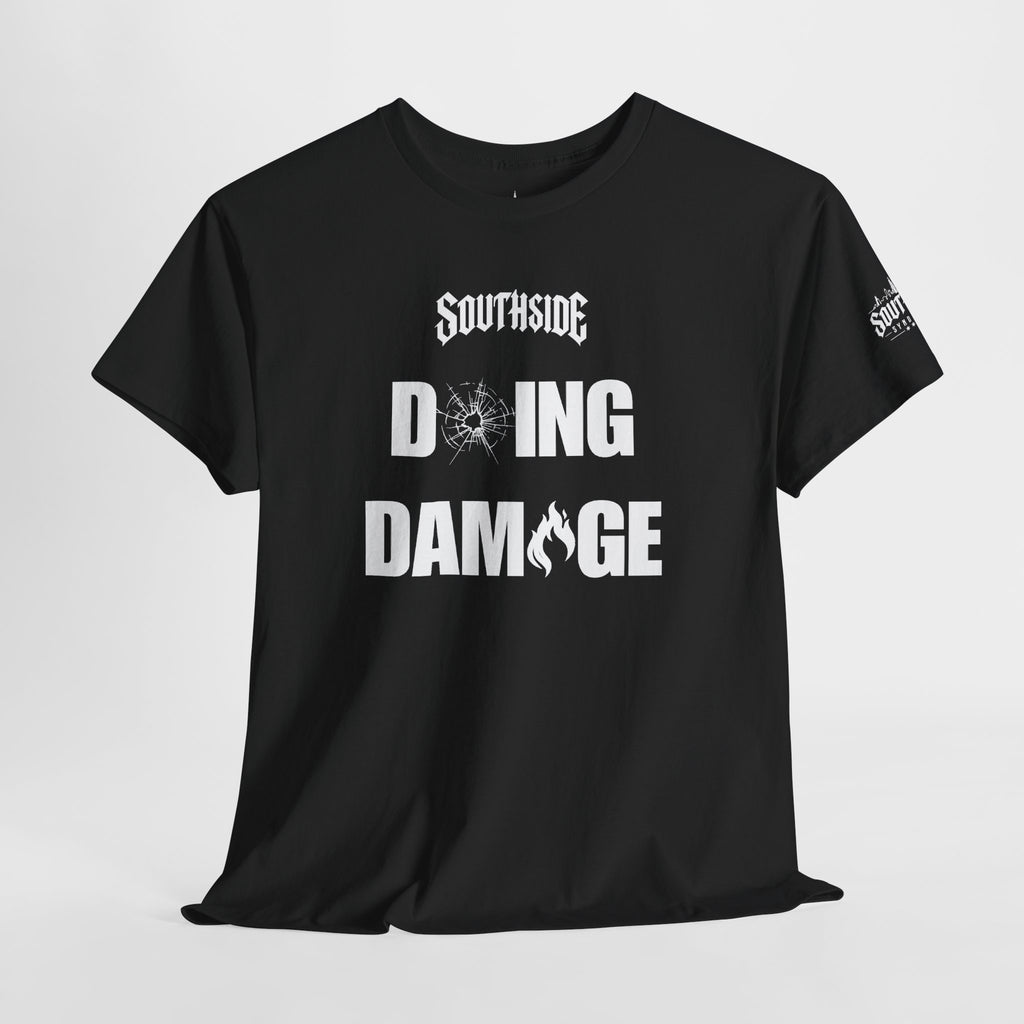 Doing Damage Black Unisex Tee | Southside Syndicate
