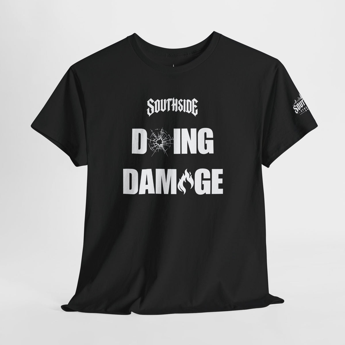 Doing Damage Black Unisex Tee | Southside Syndicate