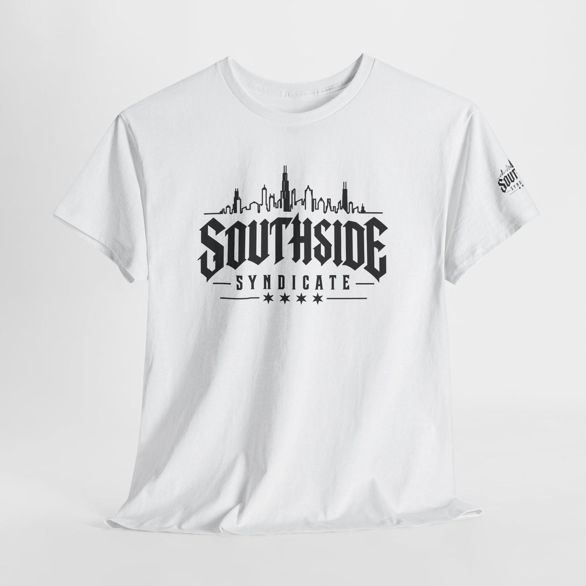 Southside Syndicate Front Logo White Unisex Tee